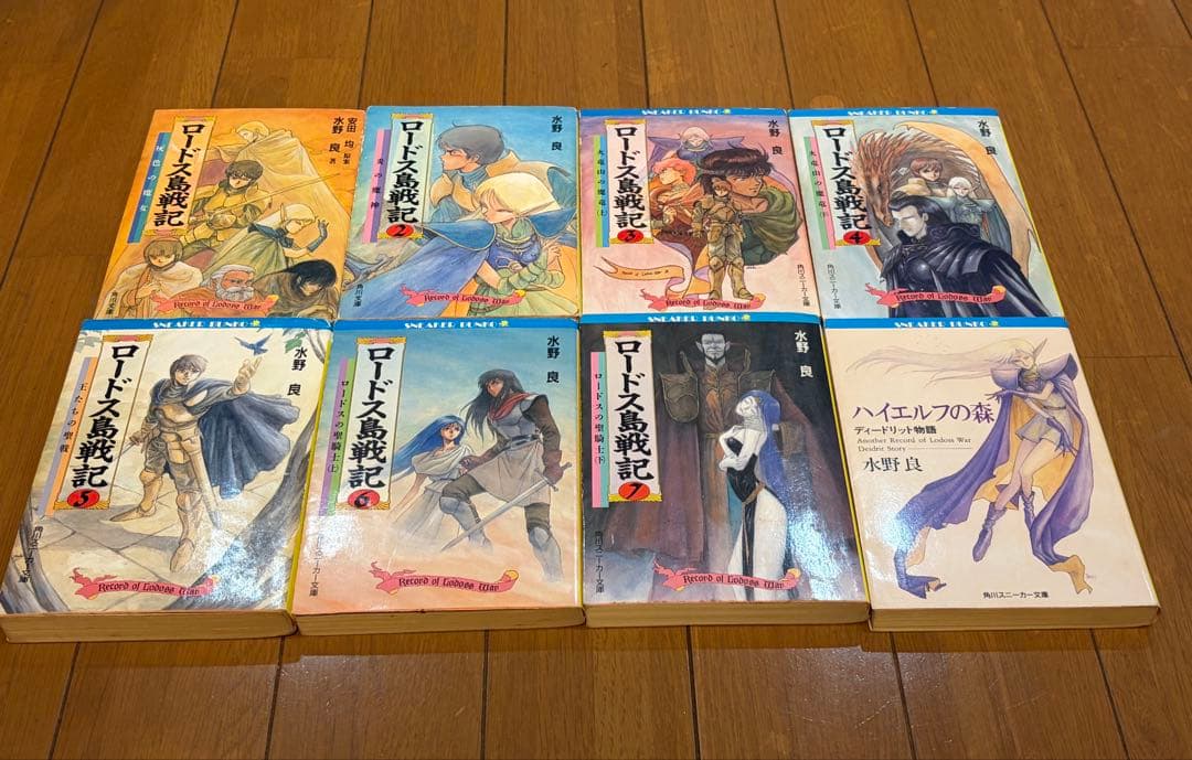 水野良 全巻セット 黒衣の騎士 新ロードス島戦記 ロードス島伝説