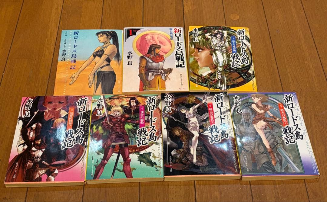 水野良 全巻セット 黒衣の騎士 新ロードス島戦記 ロードス島伝説