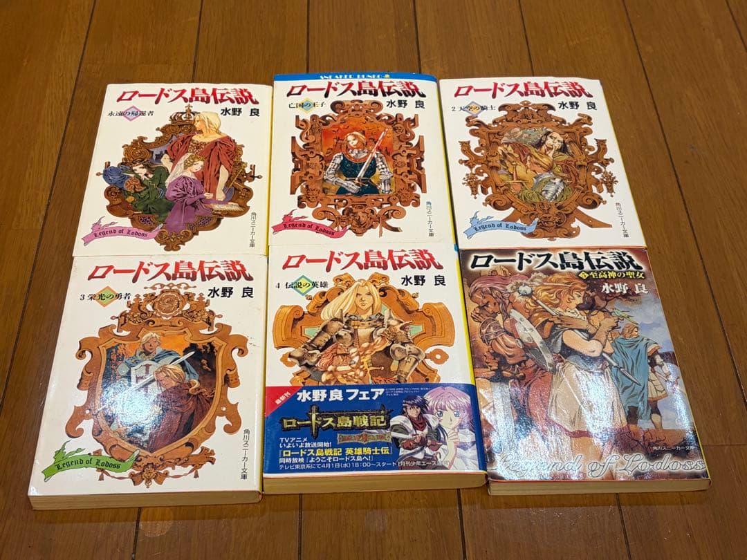 水野良 全巻セット 黒衣の騎士 新ロードス島戦記 ロードス島伝説