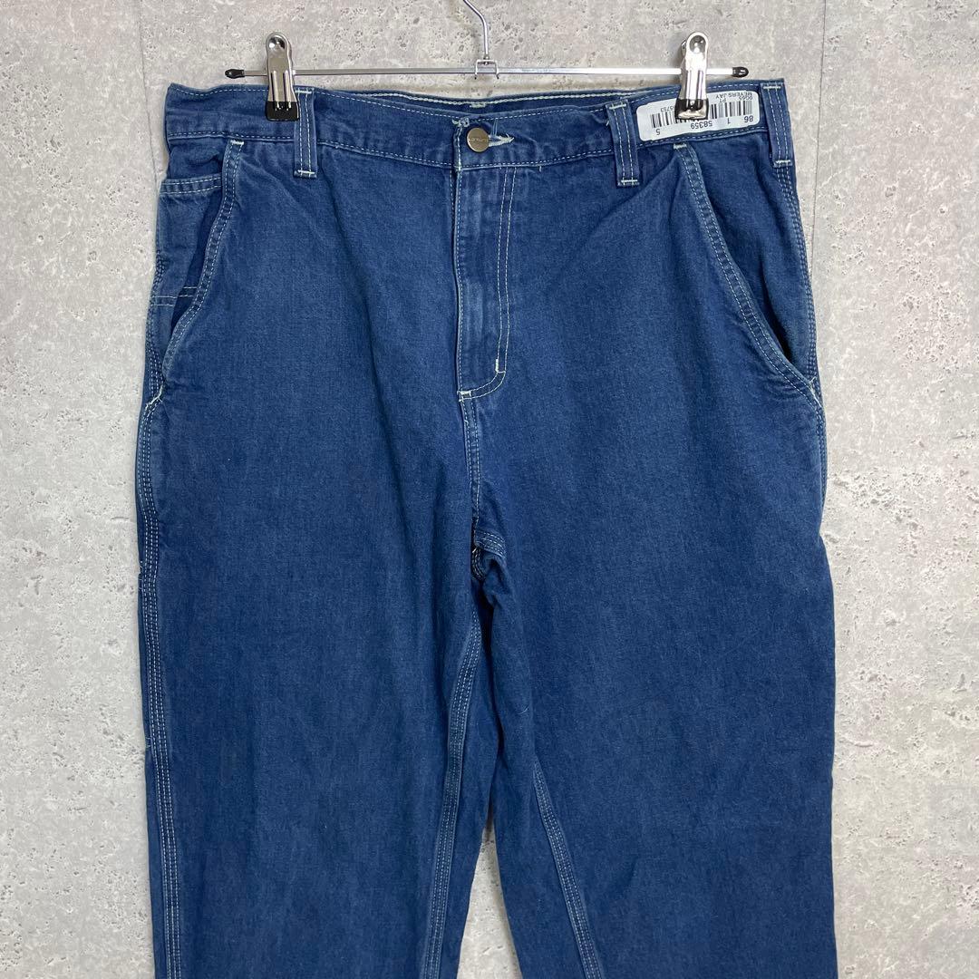 カーハート　ペインターパンツ　ブルーデニム　ジーンズ　W33 L34