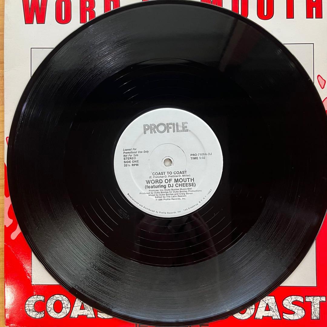 WORD OF MOUTH - COAST TO COAST 12インチシングル