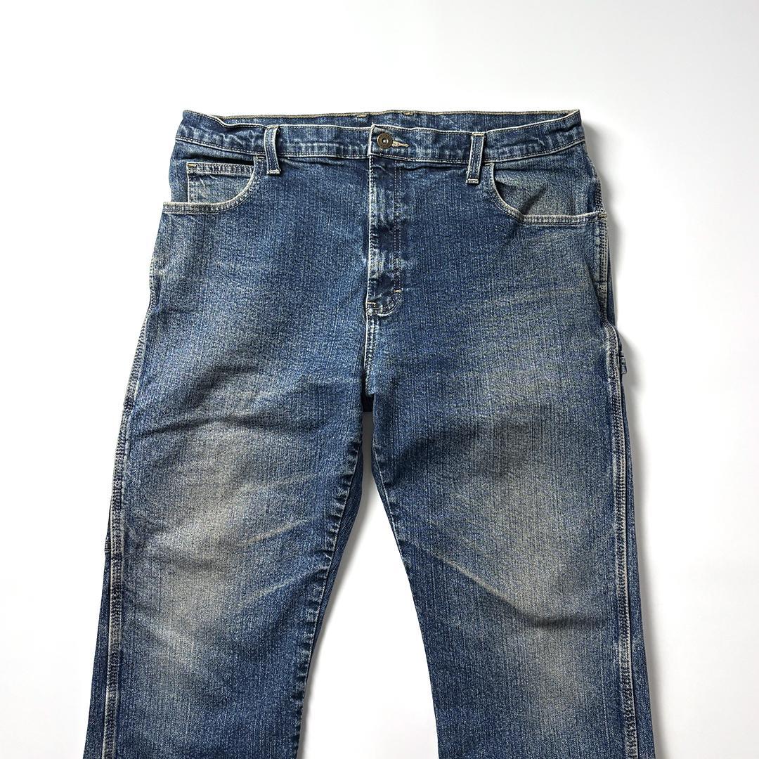 ディッキーズ ペインターパンツ デニムパンツ W36 L32 シングルニー