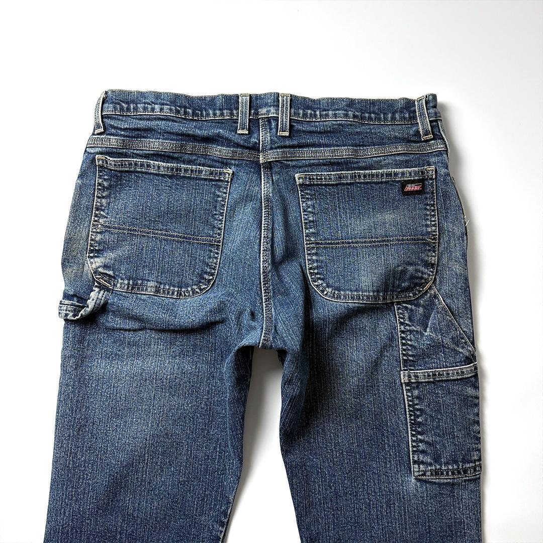 ディッキーズ ペインターパンツ デニムパンツ W36 L32 シングルニー