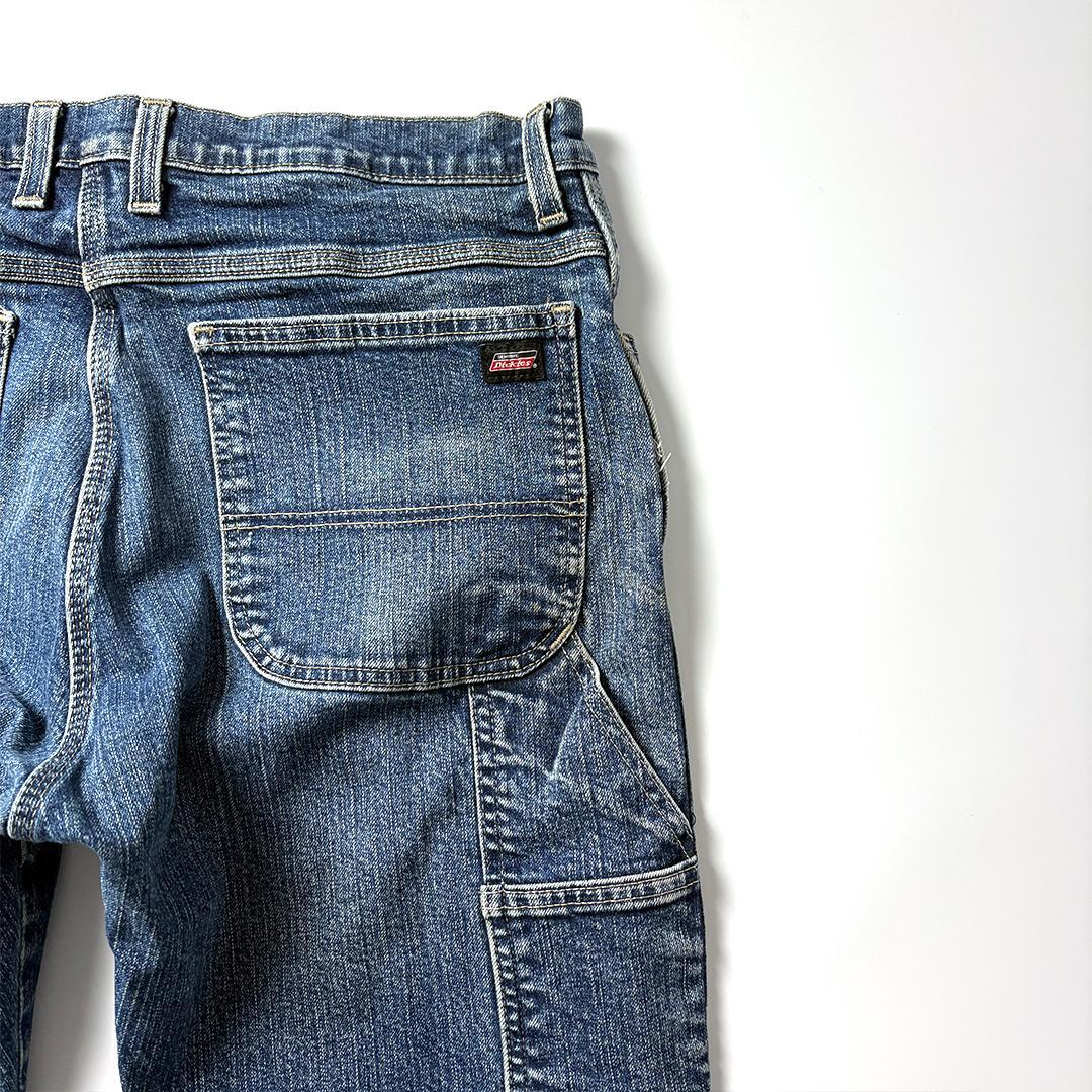 ディッキーズ ペインターパンツ デニムパンツ W36 L32 シングルニー
