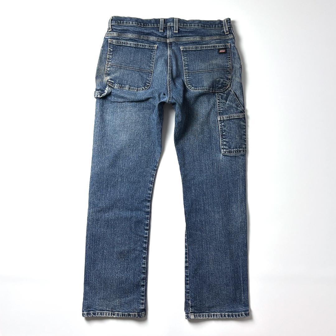 ディッキーズ ペインターパンツ デニムパンツ W36 L32 シングルニー