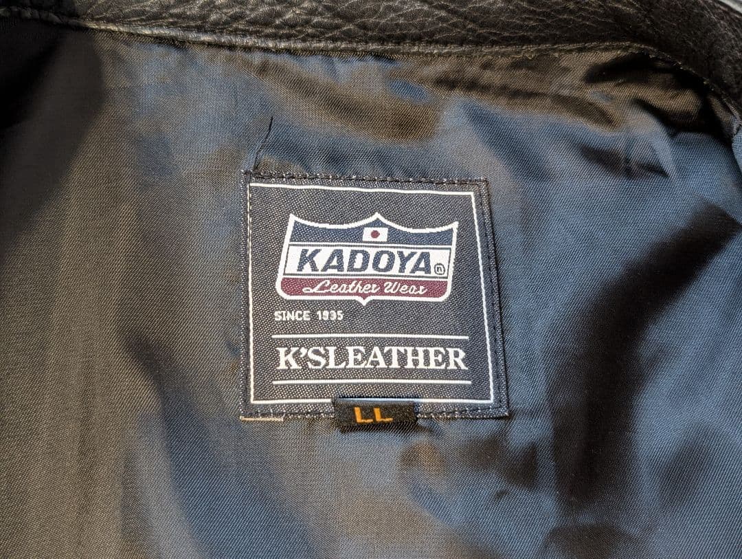 KADOYA シングルライダース レザージャケット　※春に向けて期間限定値下げ