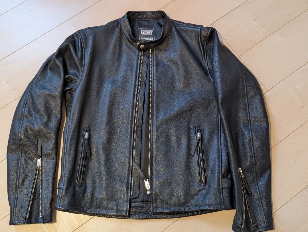 KADOYA シングルライダース レザージャケット　※春に向けて期間限定値下げ