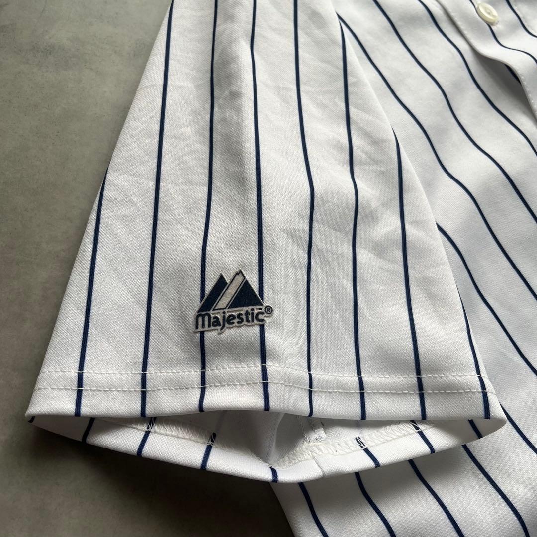 90s 00s usa製 Majestic MLB ヤンキース ユニフォーム