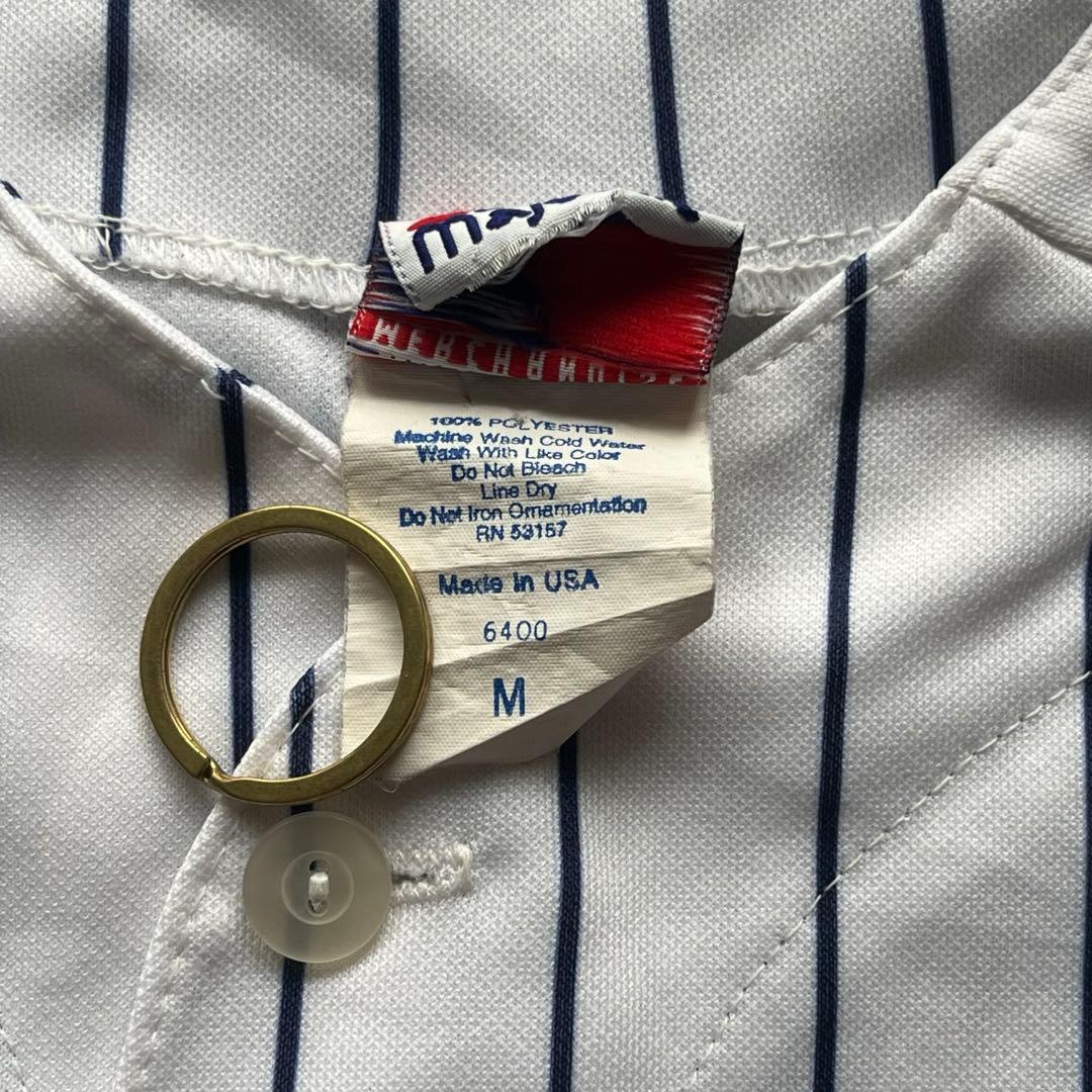 90s 00s usa製 Majestic MLB ヤンキース ユニフォーム