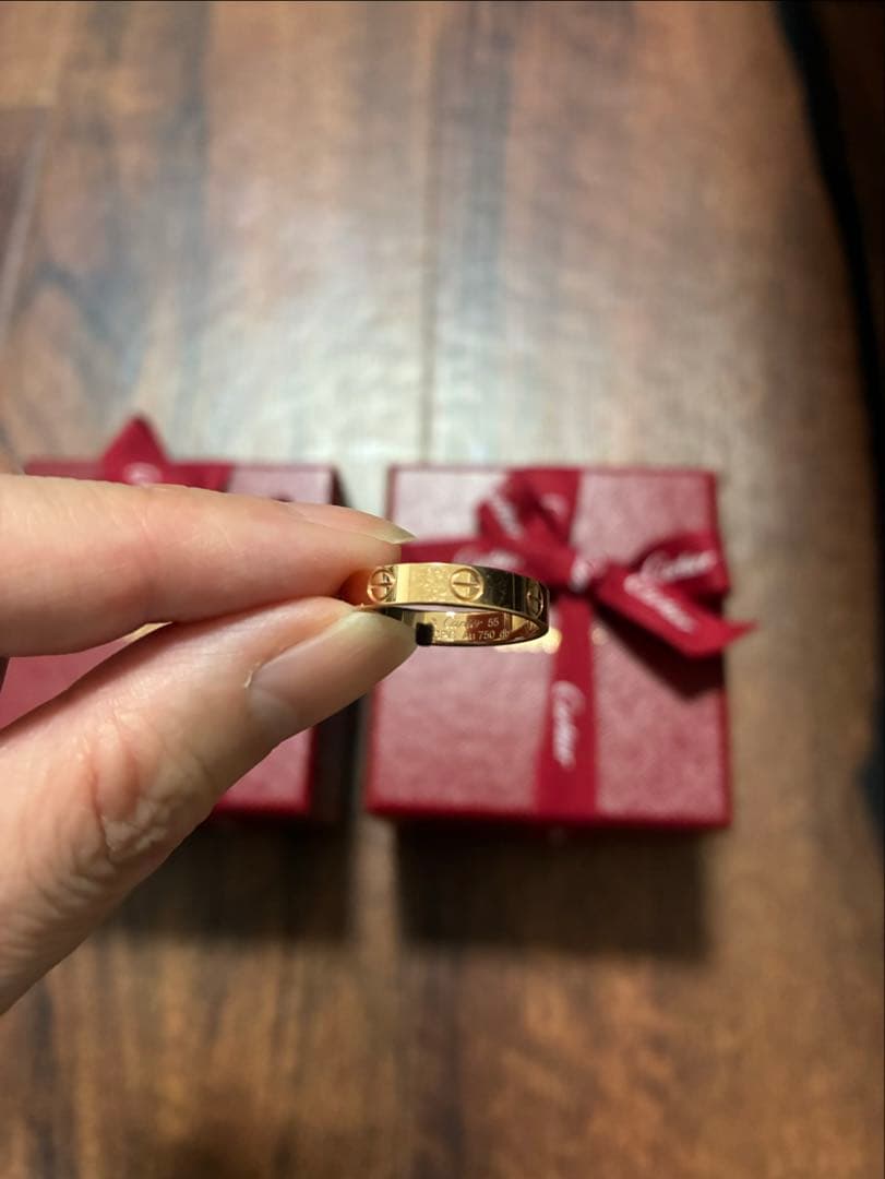 Cartier ミニLOVEリング ピンクゴールド サイズ55(15号)