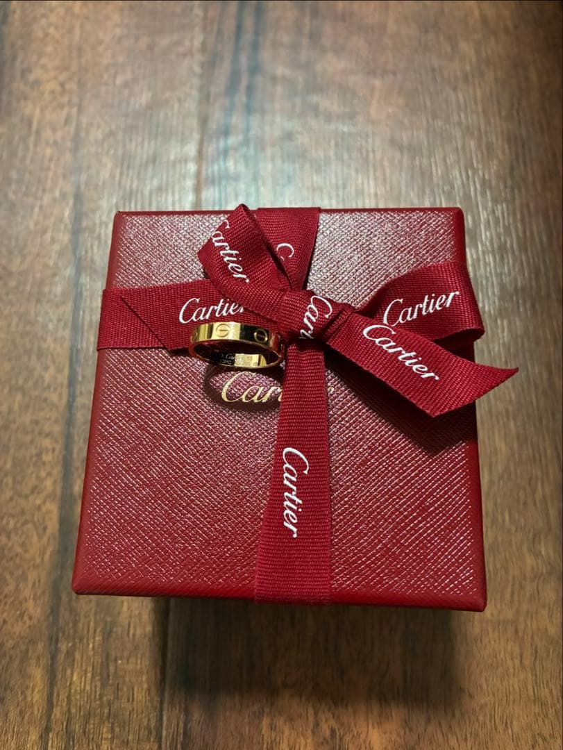 Cartier ミニLOVEリング ピンクゴールド サイズ55(15号)
