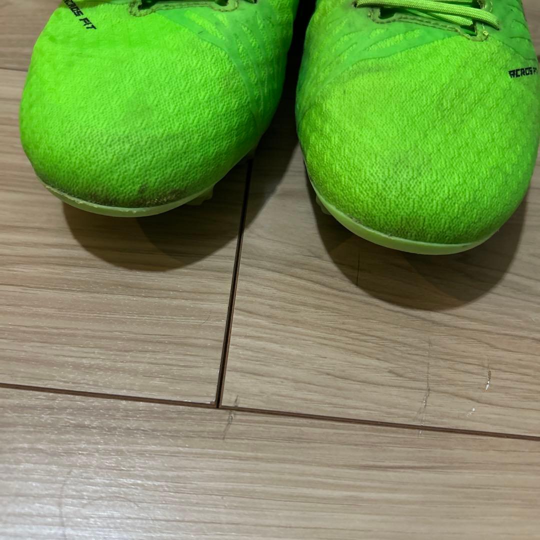 ASICS REACT FIT サッカーシューズ グリーンー　25.0
