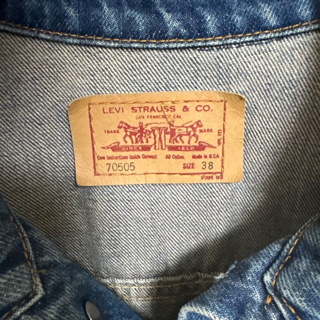 Levi's 70505 デニムジャケット サイズ38