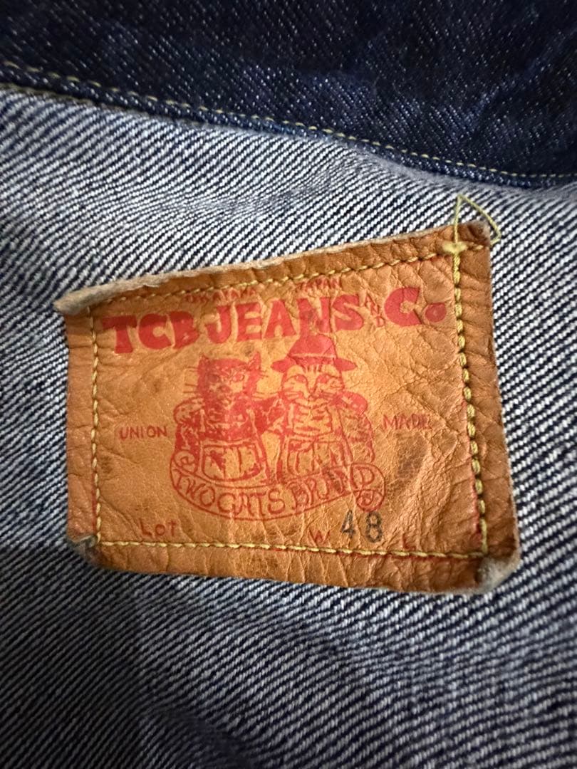tcb jeans s40s サイズ48 赤タグ