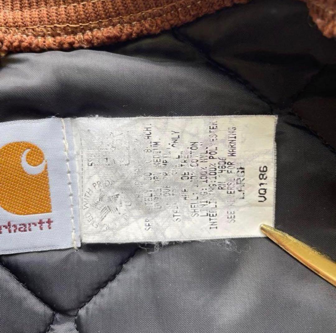 80's 腰ゴム USA製CARHARTT / DUCK VEST Lサイズ