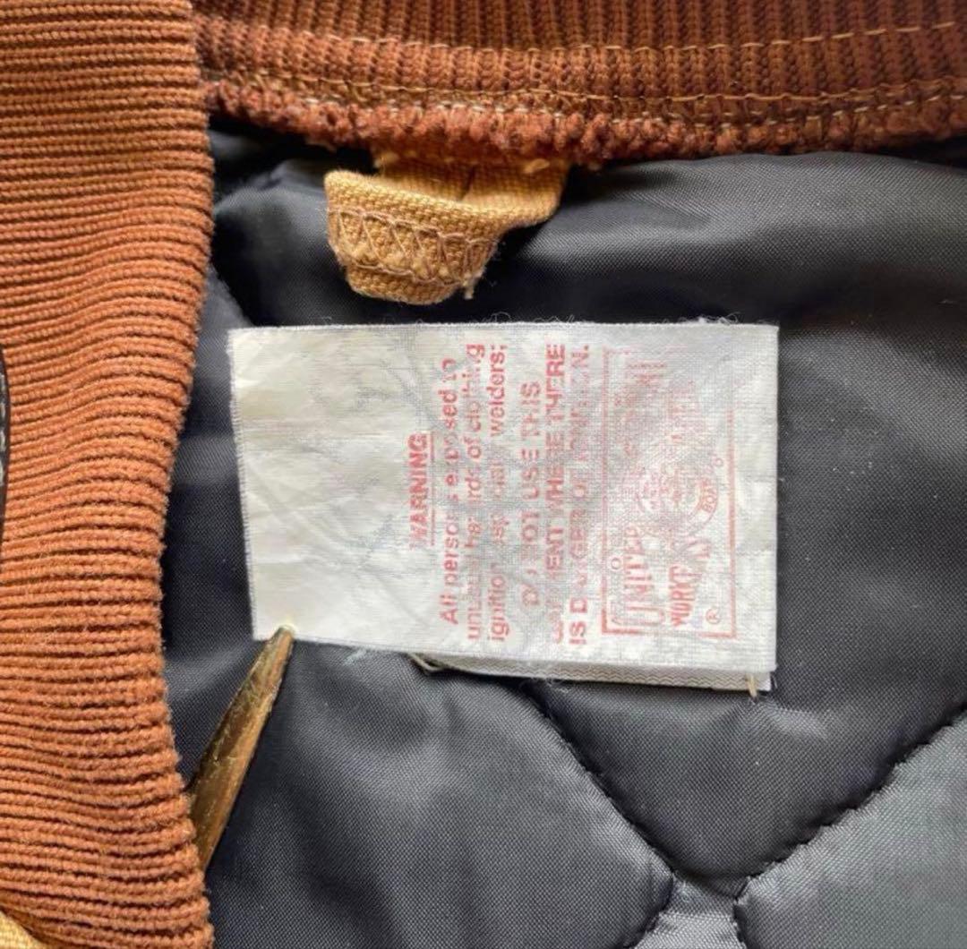 80's 腰ゴム USA製CARHARTT / DUCK VEST Lサイズ