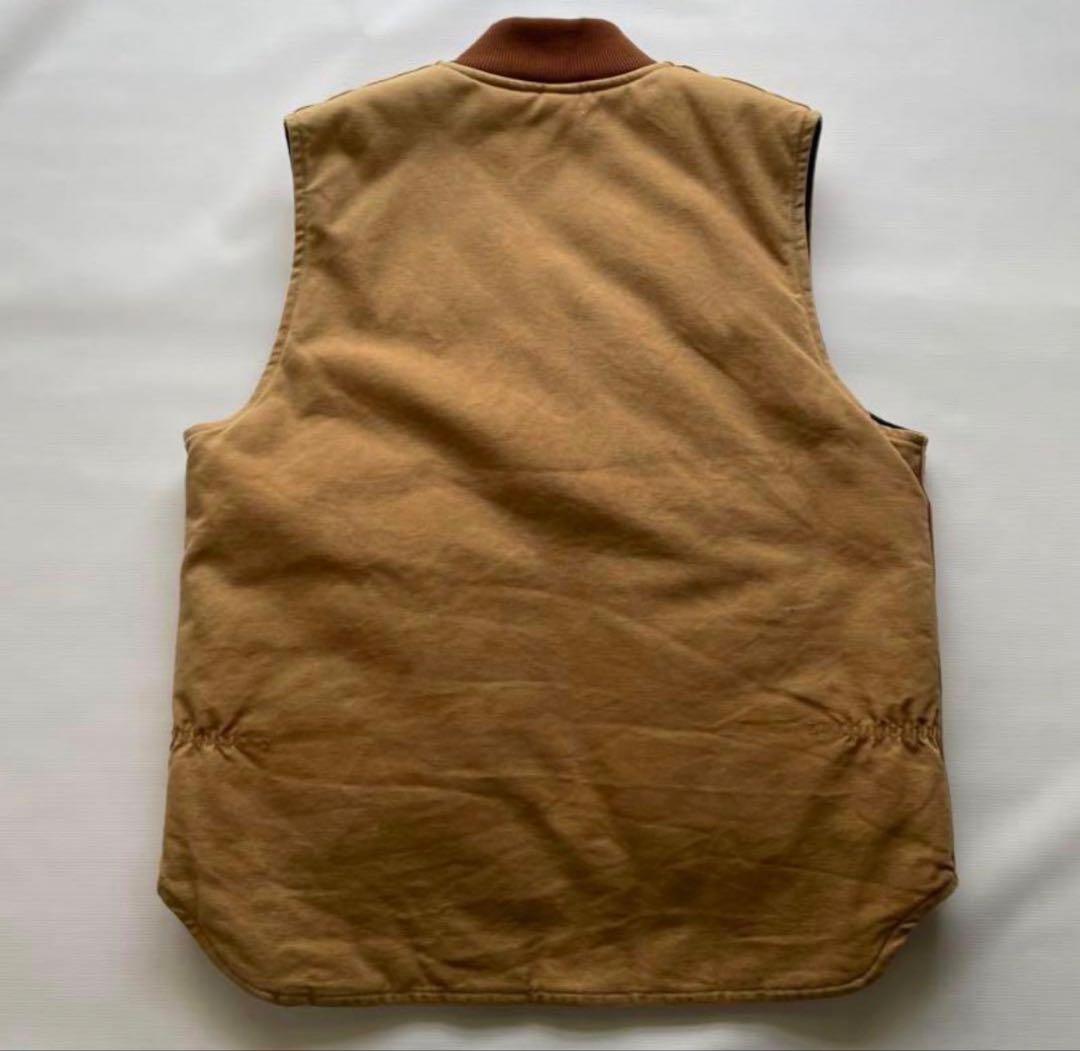 80's 腰ゴム USA製CARHARTT / DUCK VEST Lサイズ