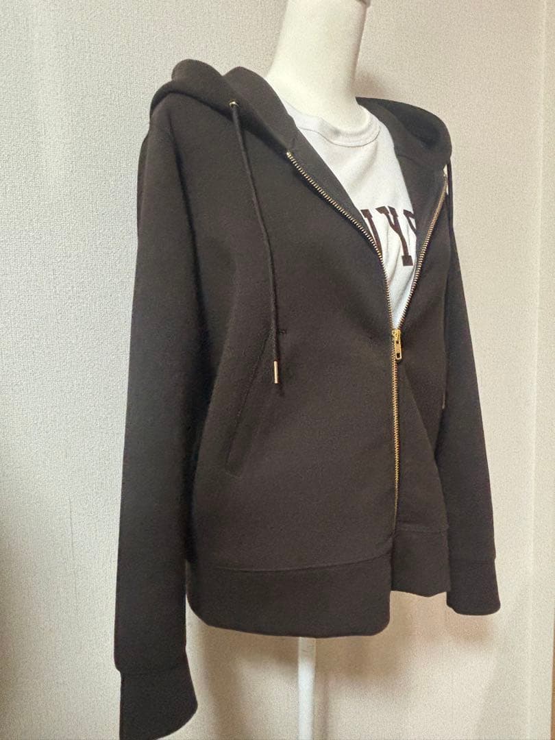 美品☆Spick and Span ストレッチジップフードパーカー