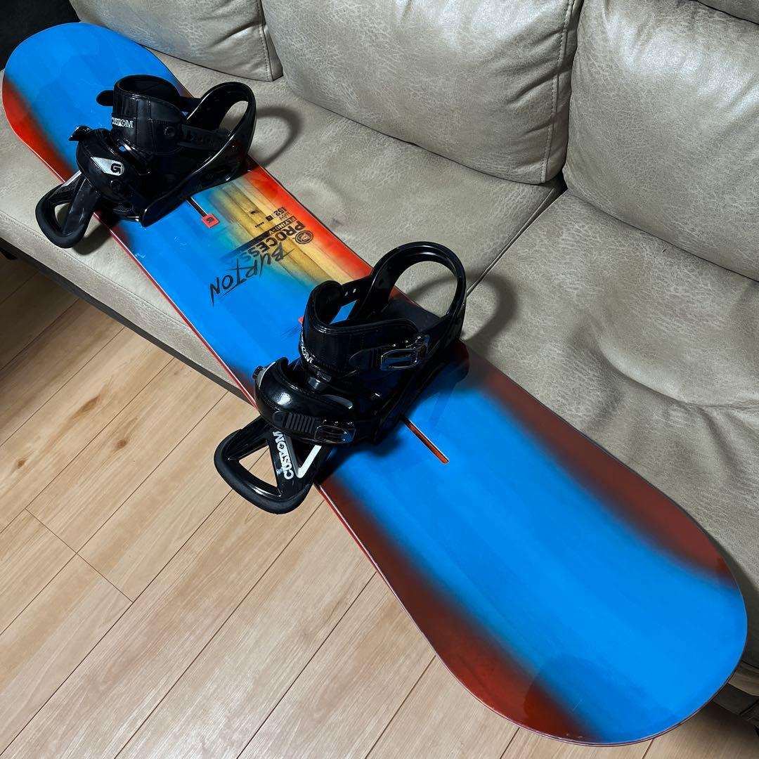 超美品 BURTON PROCESS X 152×BURTON CUSTOM M