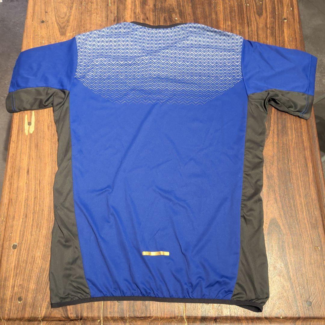 希少！　ミズノプロ　トレーニングシャツ　Oサイズ　ブルー