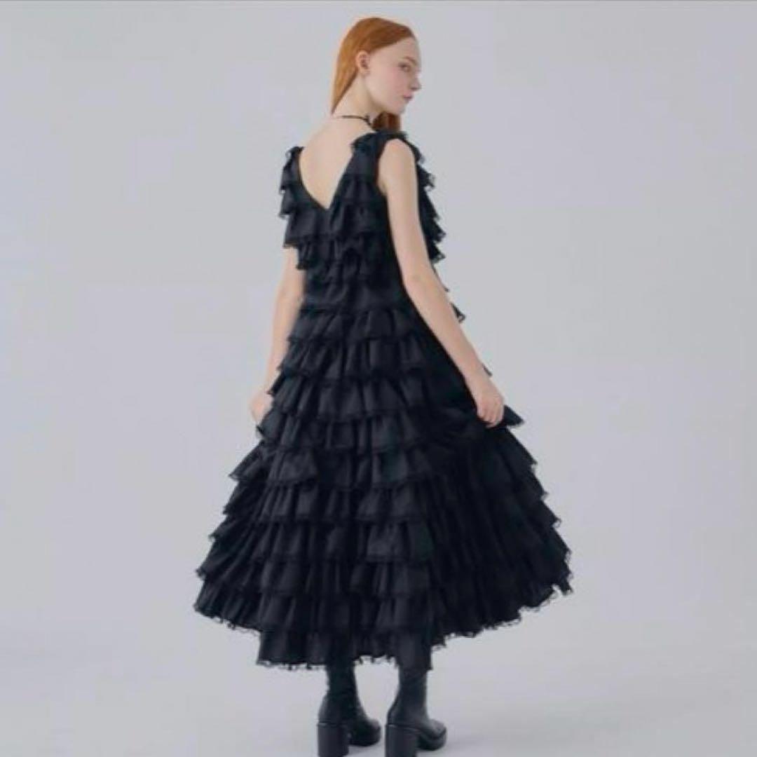 Treat ürself angel wings long dress(クロ)