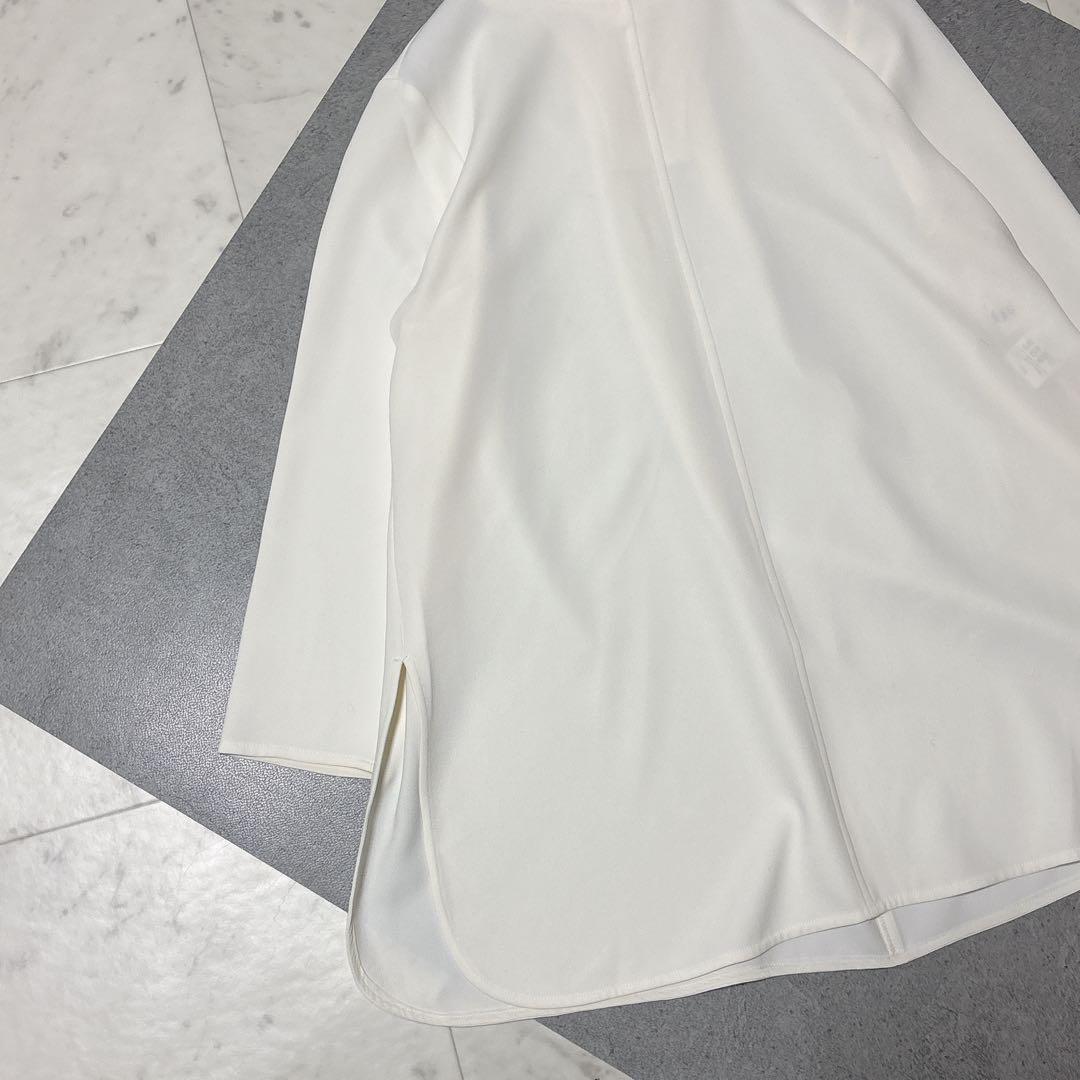 美品 SOEJU ソージュ Aラインチュニックブラウス ゆったり とろみ 洗える