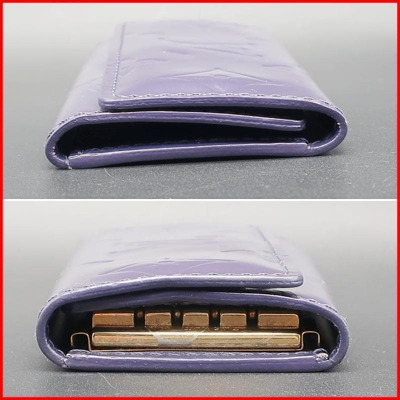 正規品 ヴィトン キーケース ヴェルニ ミュルティクレ4 リラ M90146