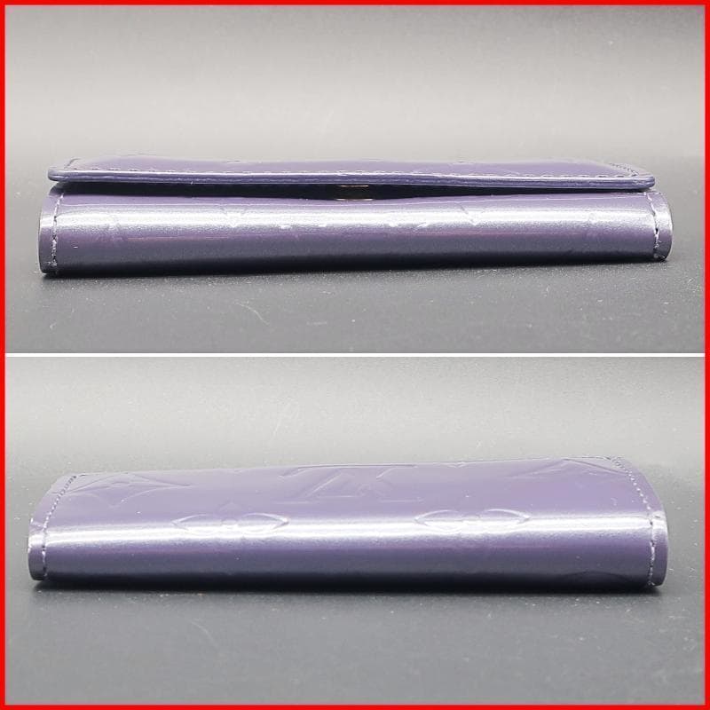 正規品 ヴィトン キーケース ヴェルニ ミュルティクレ4 リラ M90146