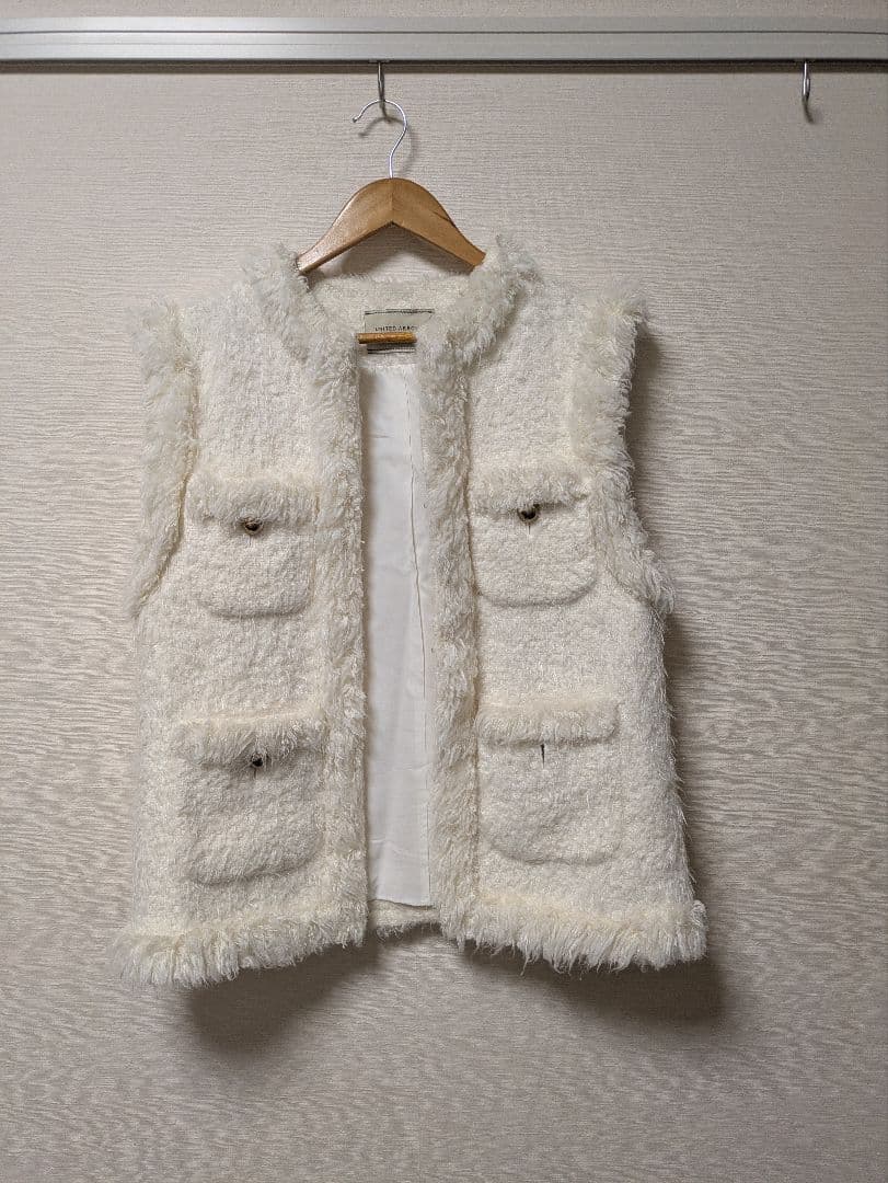 UNITED ARROWS　ユナイテッドアローズ　シャギー ツイード ベスト