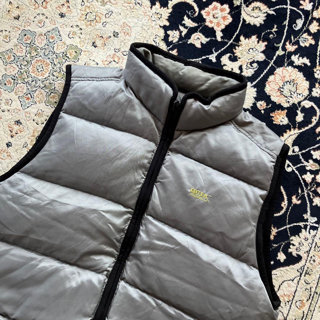 Eddie Bauer ebtek ダウンベスト　シルバー　グレー　90s 00