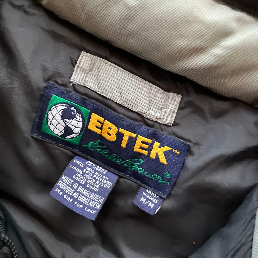 Eddie Bauer ebtek ダウンベスト　シルバー　グレー　90s 00
