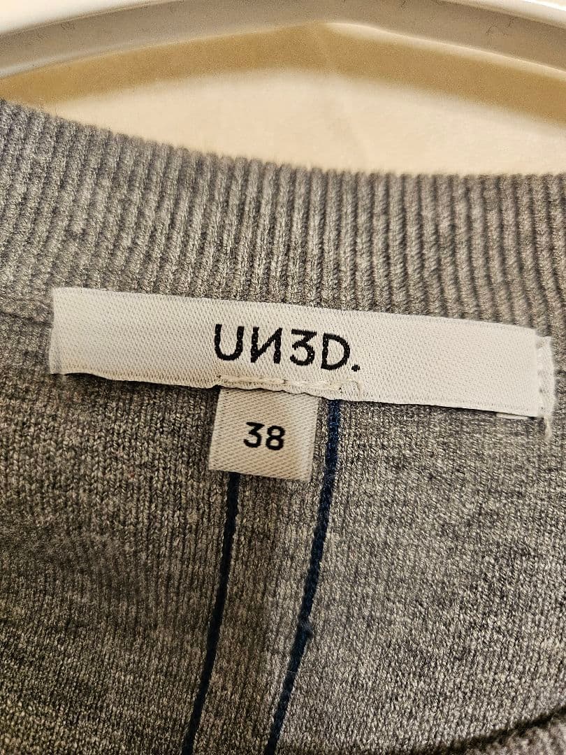 UN3D.　コクーンニットワンピース