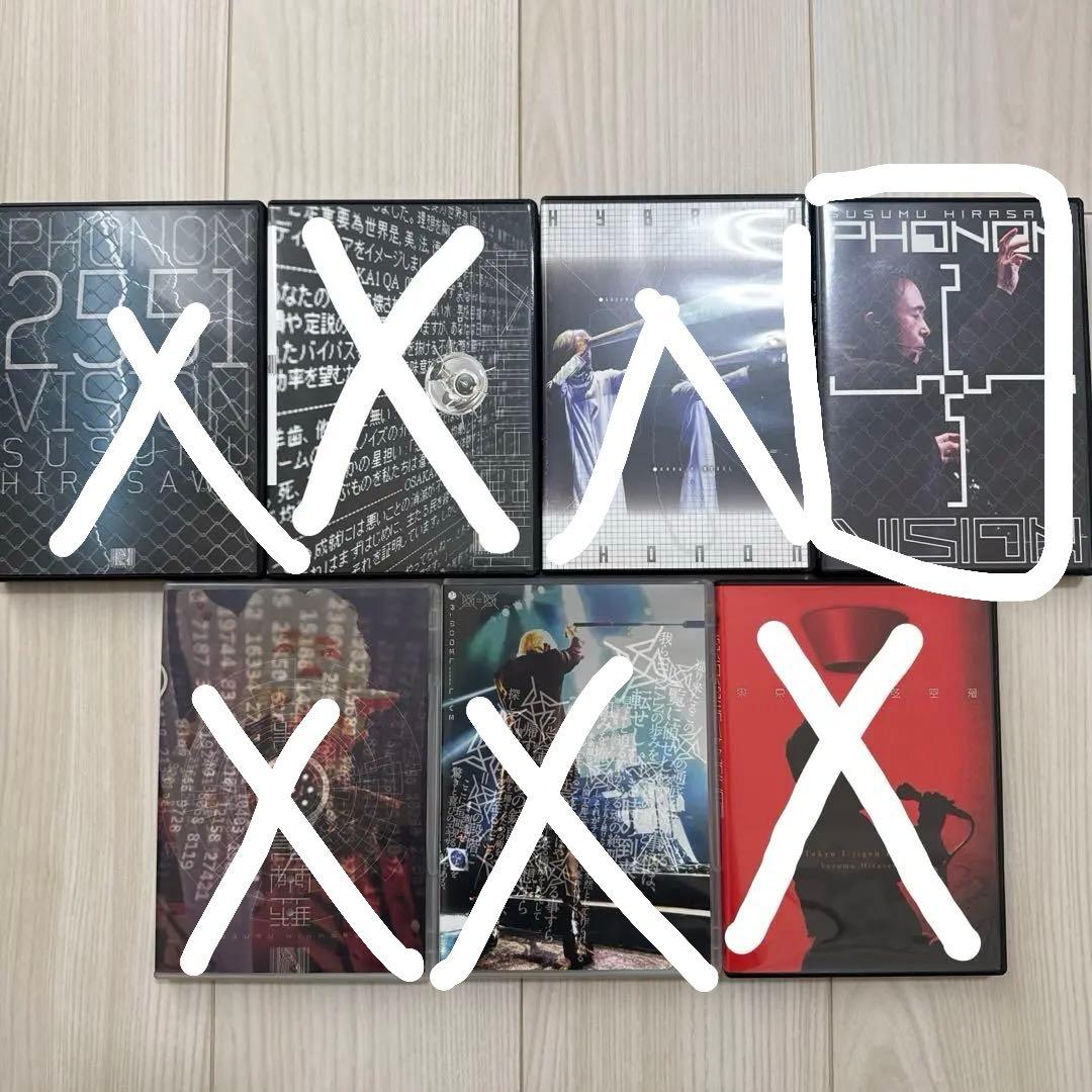 平沢進　ライブDVD 5種