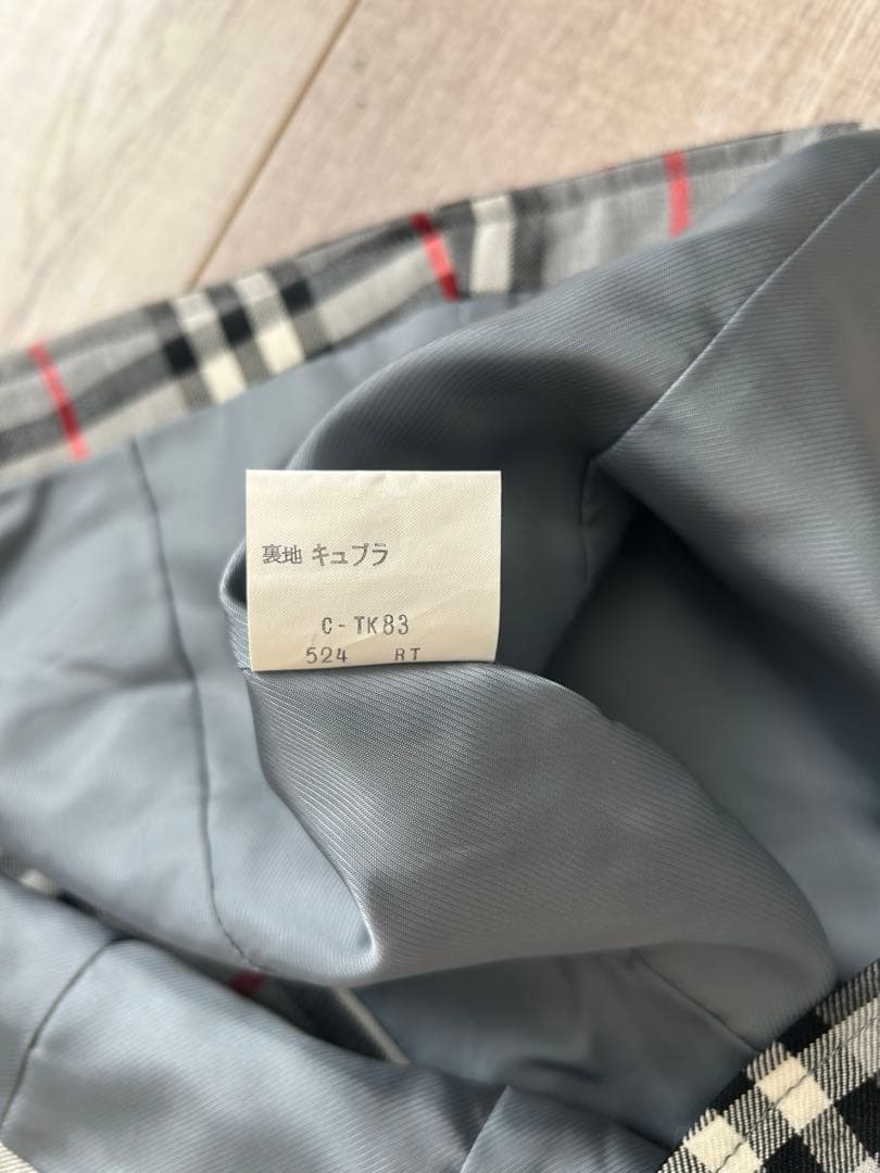Burberrys ノバチェック ベスト グレー 9AB2 ウール 90s