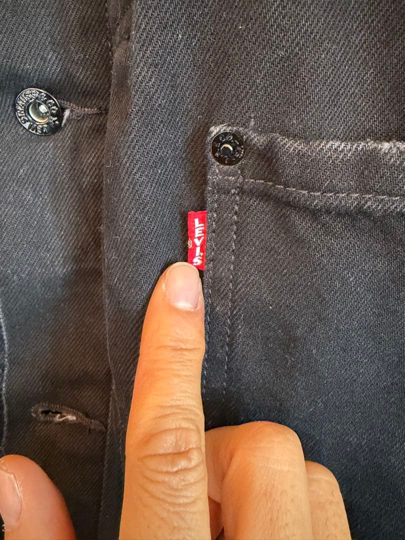 ジャーナルスタンダード✖️Levi's ブラックデニムジャケット XL