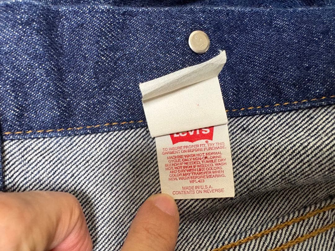ほぼデッドUSA製 Levi’s 70505デニムジャケット 38 4th