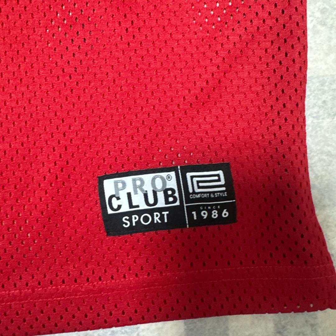 PRO CLUB メッシュタンクトップ レッド セットアップ 新品未使用