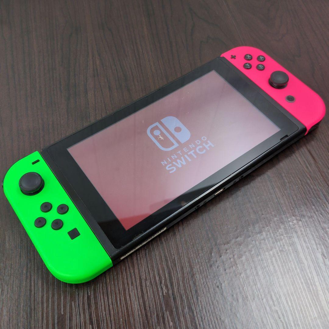 Nintendo Switch 本体 グレー・緑・ピンク