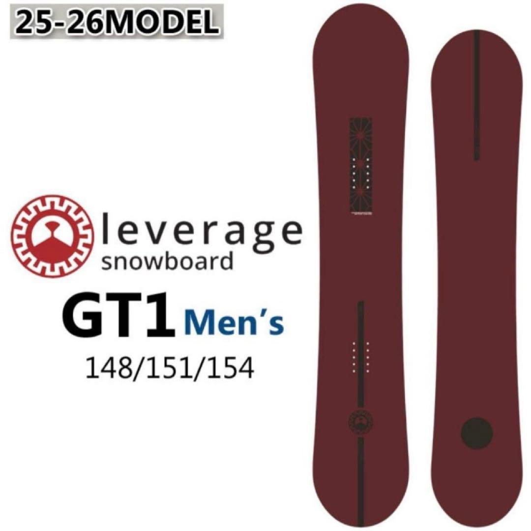 スノーボード 25-26 leverage board GT1 148