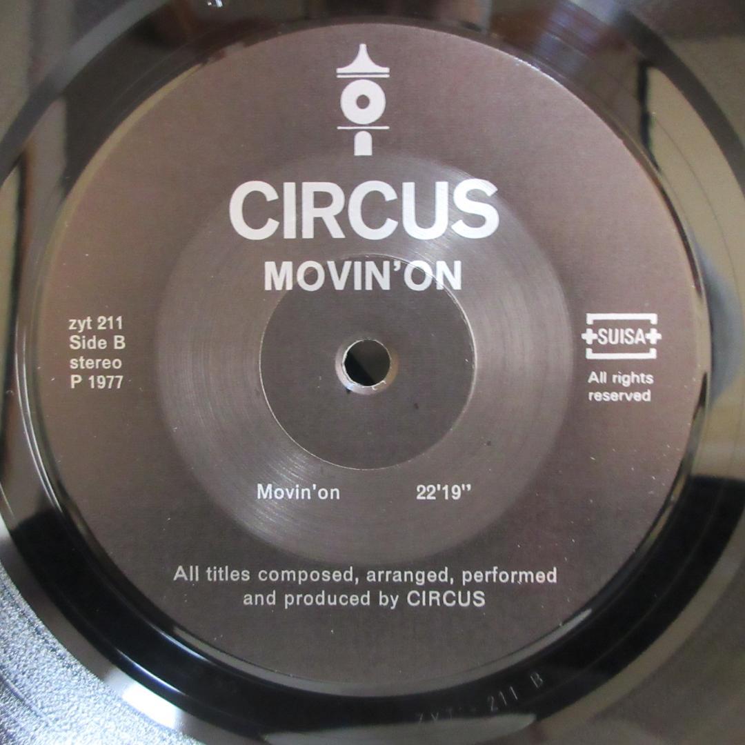 ★CIRCUS / MOVIN' ON★サーカス◇2nd Pressing