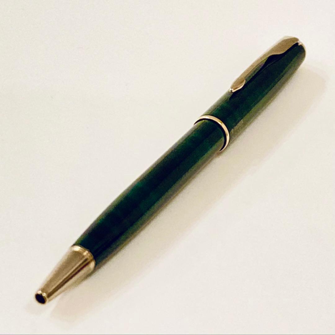 フランス製◆パーカー高級ボールペン ソネットグリーンGT PARKER 廃盤希少