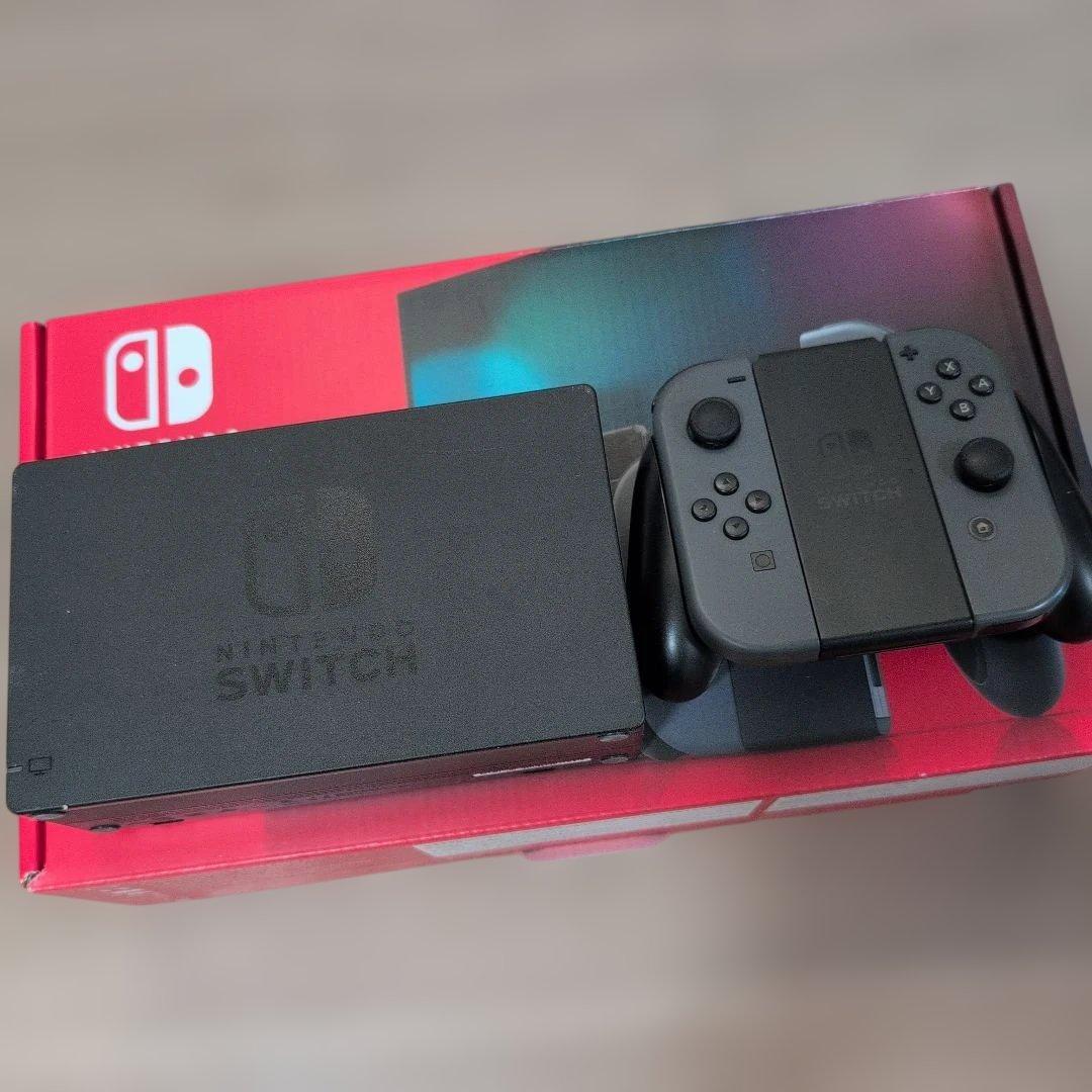 最終価格【バッテリー強化版】Nintendo Switch 本体 グレー 箱付き