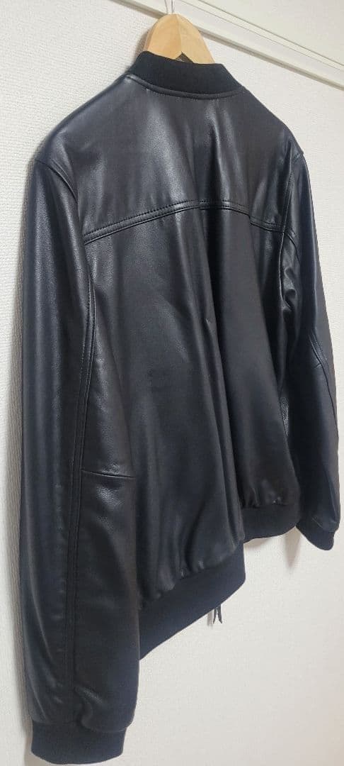 C*x様 レア　ブラックレザーボンバージャケット　ma1