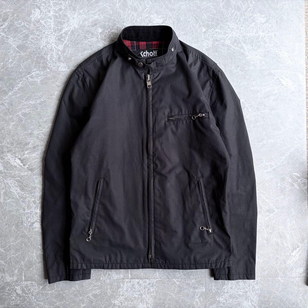 【schott】Cotton single riders jacket