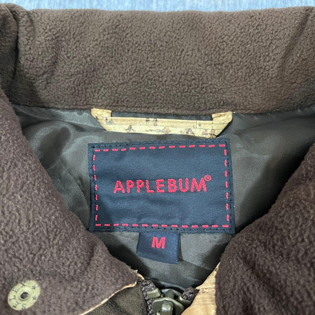 APPLE BUMダウンベストM　コルク柄