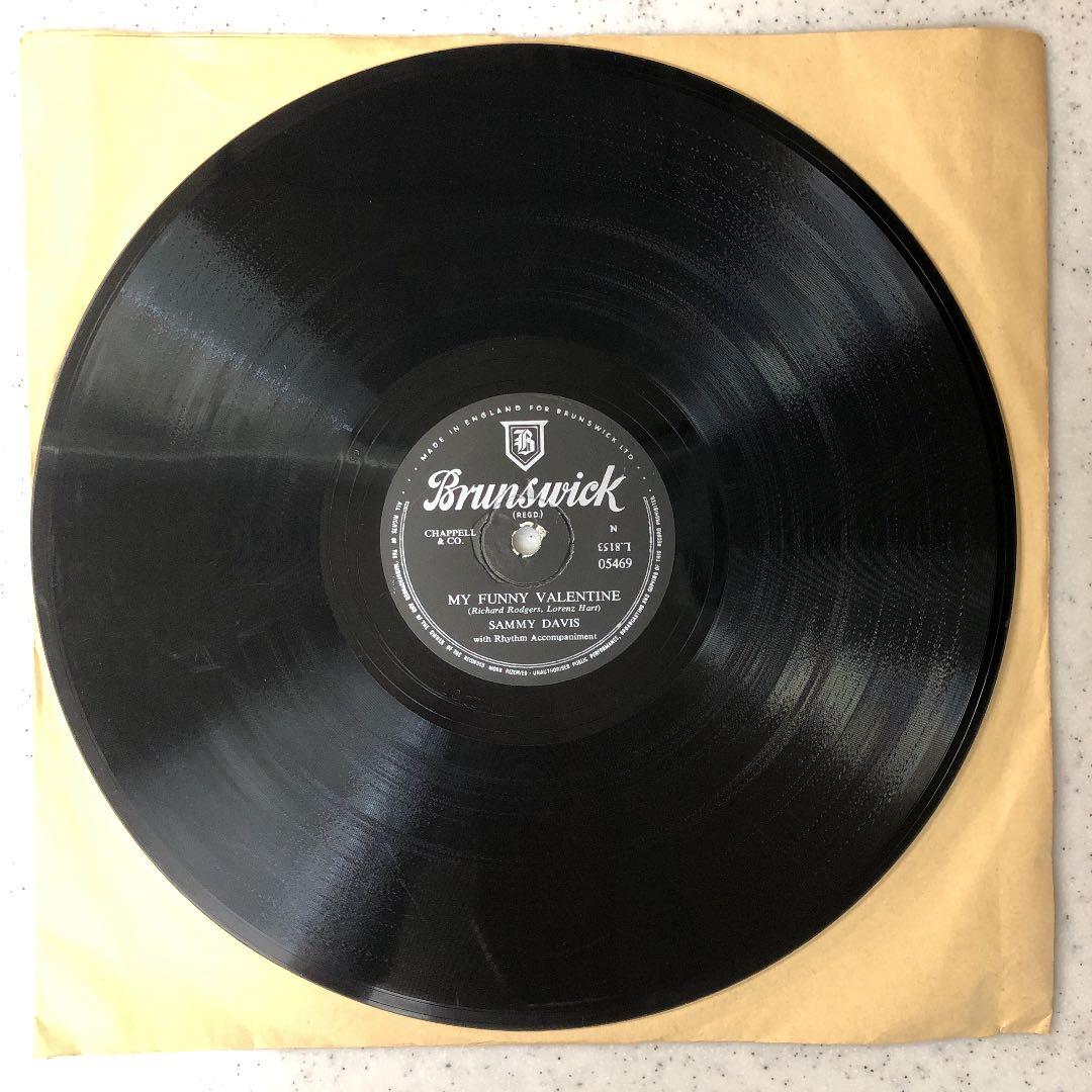 レア‼︎ 英国盤 78rpm SAMMY DAVIS 10インチ SP盤