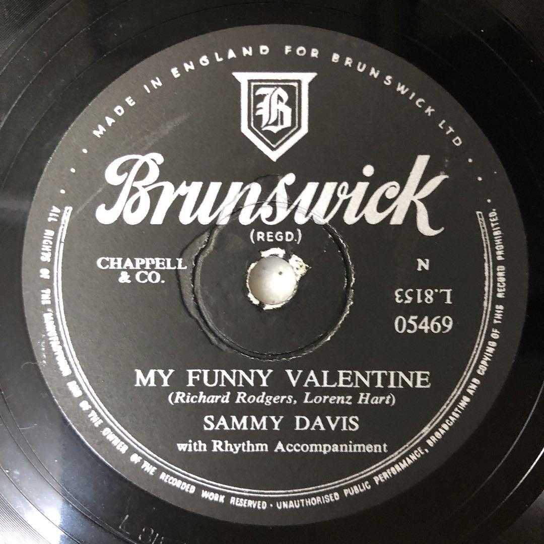 レア‼︎ 英国盤 78rpm SAMMY DAVIS 10インチ SP盤