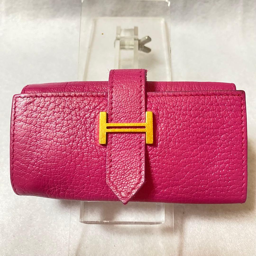 みゆ☆エルメス ベアン キーケース ゴールド金具 ６連