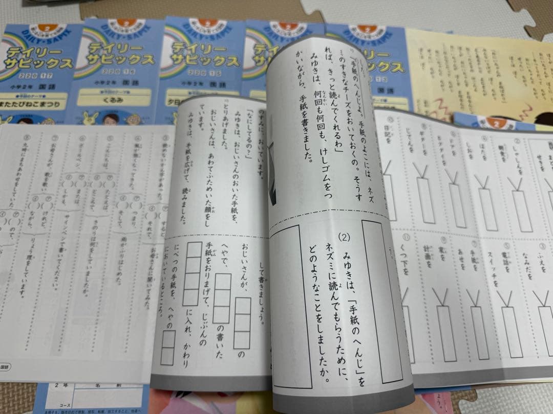 デイリーサピックス国語　２年生　2025年版 全17冊