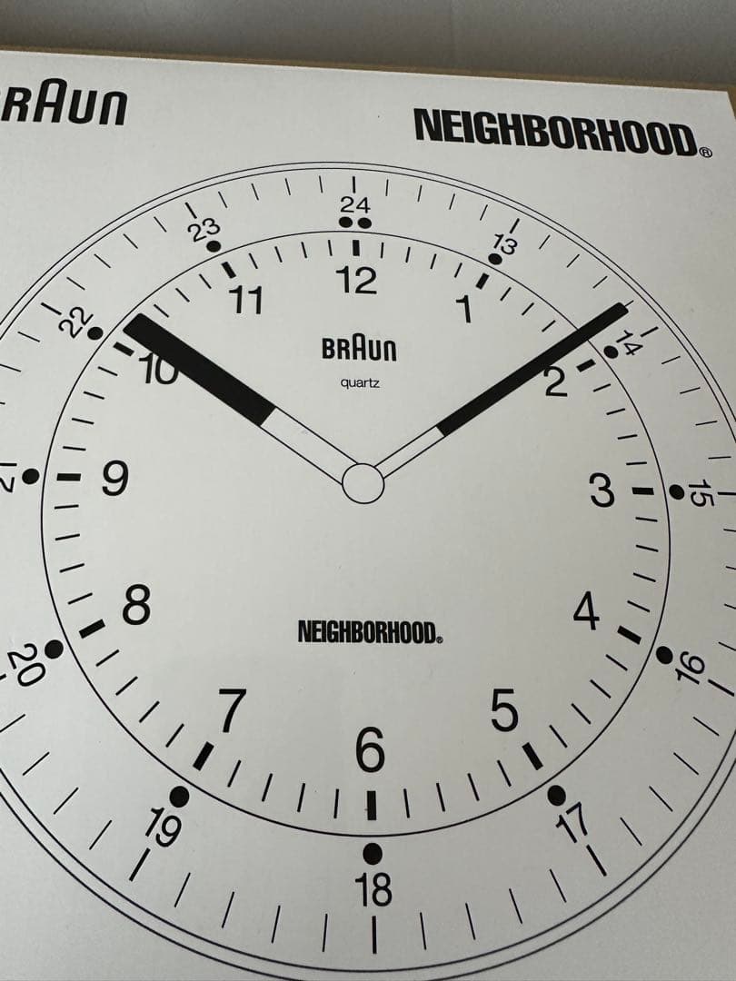 インテリア時計 NEIGHBORHOOD NH X BRAUN . BC06